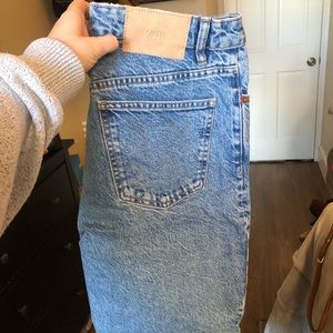 Zara Classic Mom Fit, High Rise Jeans